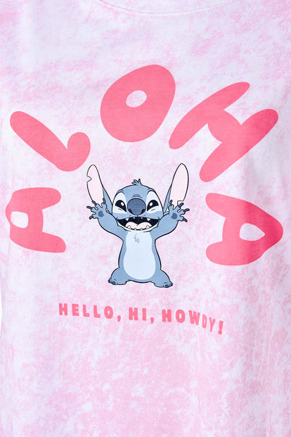  CAMISETA DE STITCH REGULAR FIT PARA MUJER