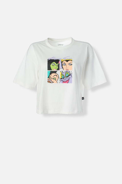  CAMISETA VILLANAS DISNEY BOXY FIT PARA MUJER