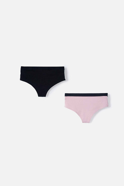  PACK X2 PANTIES MY MELODY & KUROMI NEGRO Y LILA PARA MUJER