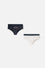 PACK X2 PANTIES DE MICKEY MOUSE NEGRO Y BLANCO PARA MUJER