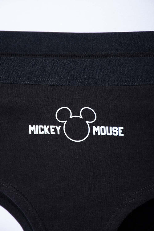 Card slide image -  PACK X2 PANTIES DE MICKEY MOUSE NEGRO Y BLANCO PARA MUJER