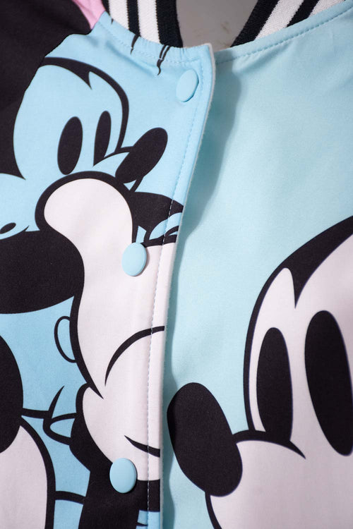 Card slide image -  CHAQUETA DE MICKEY MOUSE MULTICOLOR ABIERTA PARA MUJER