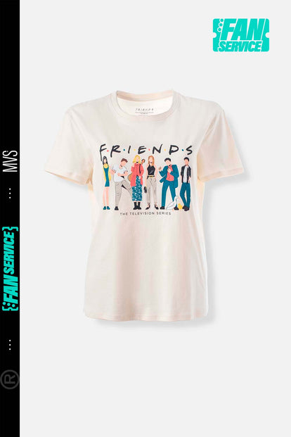  CAMISETA DE FRIENDS SLIM FIT PARA MUJER