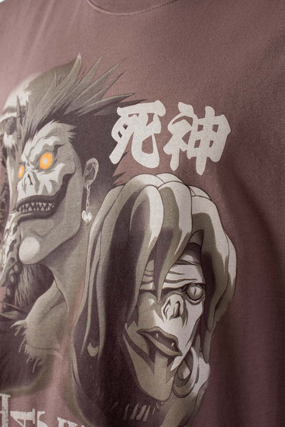  CAMISETA DE DEATH NOTE REGULAR FIT PARA HOMBRE