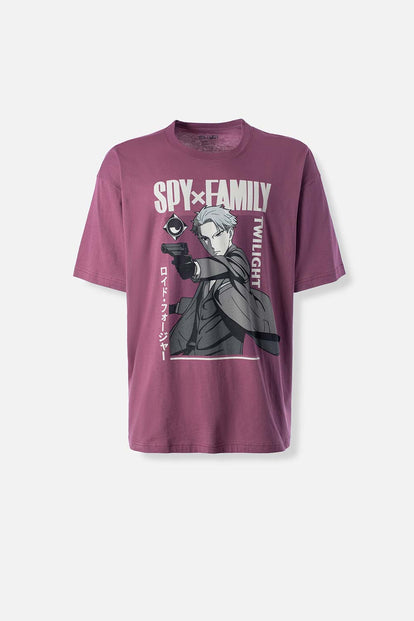  CAMISETA DE SPY X FAMILY OVERSIZED FIT PARA HOMBRE