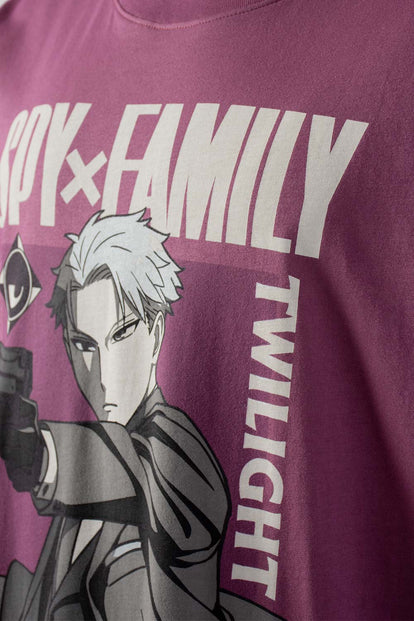 CAMISETA DE SPY X FAMILY OVERSIZED FIT PARA HOMBRE