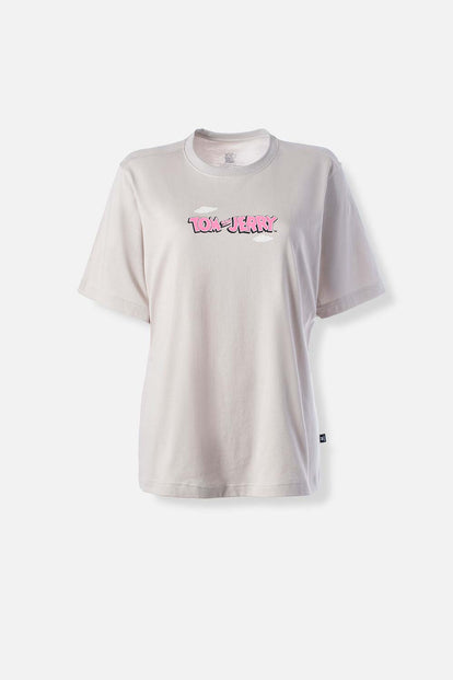  CAMISETA DE TOM Y JERRY REGULAR FIT PARA MUJER