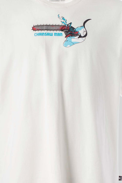  CAMISETA DE CHAINSAW MAN REGULAR FIT PARA HOMBRE