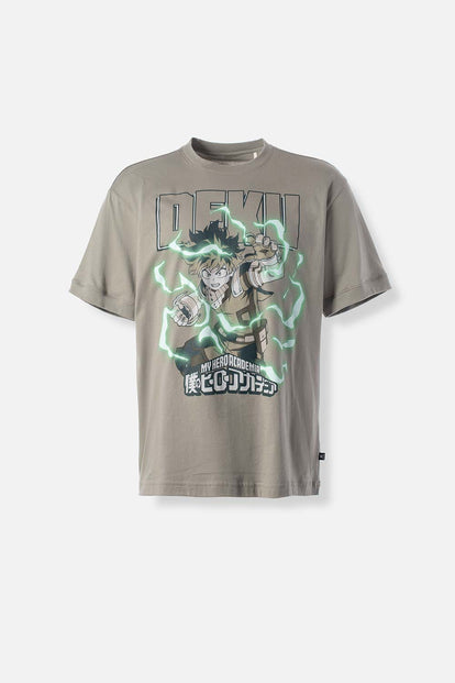  CAMISETA MY HERO ACADEMIA OVERSIZED FIT PARA HOMBRE