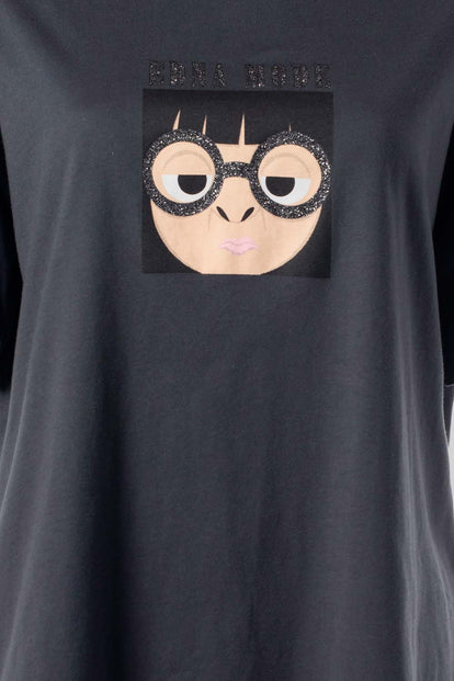  CAMISETA DE EDNA MODA RELAX FIT PARA MUJER
