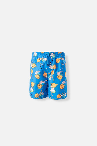 PANTALONETA DE BAÑO ADVENTURE TIME AZUL PARA HOMBRE