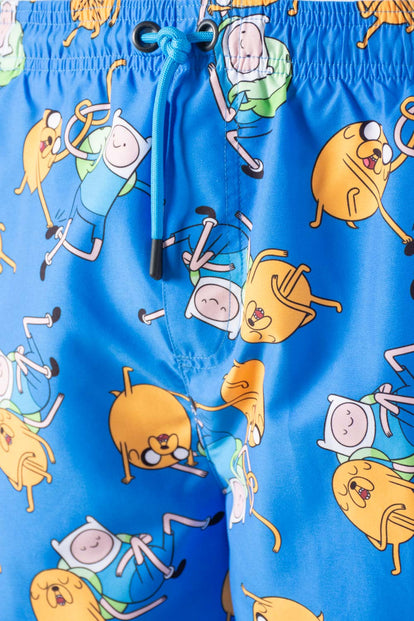  PANTALONETA DE BAÑO ADVENTURE TIME AZUL PARA HOMBRE