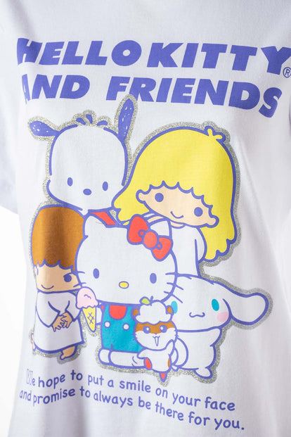  CAMISETA DE HELLO KITTY REGULAR FIT PARA MUJER