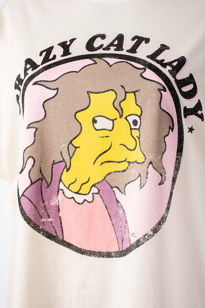  CAMISETA DE LOS SIMPSONS RELAX FIT PARA MUJER