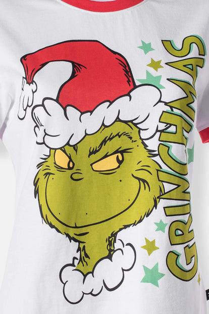  CAMISETA THE GRINCH SLIM FIR PARA MUJER