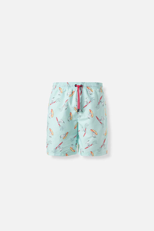 Card slide image -  PANTALONETA DE BAÑO DE SNOOPY AZUL PARA HOMBRE