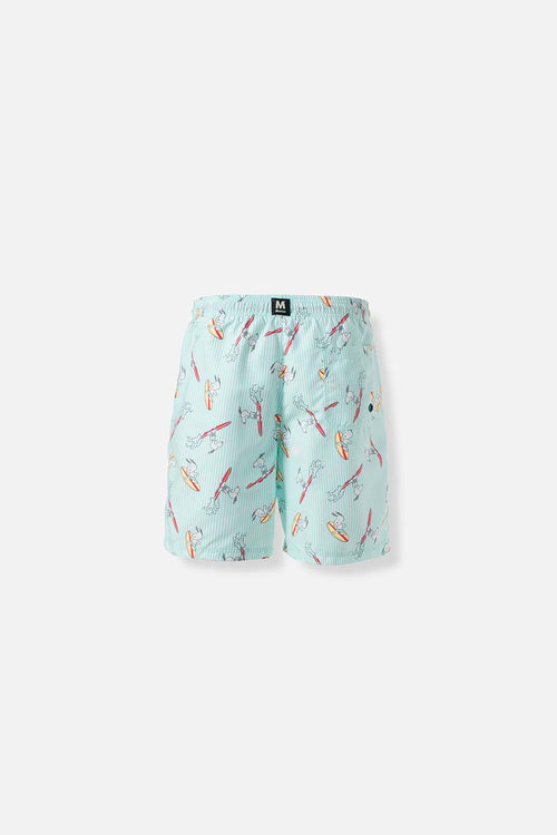 Card slide image -  PANTALONETA DE BAÑO DE SNOOPY AZUL PARA HOMBRE