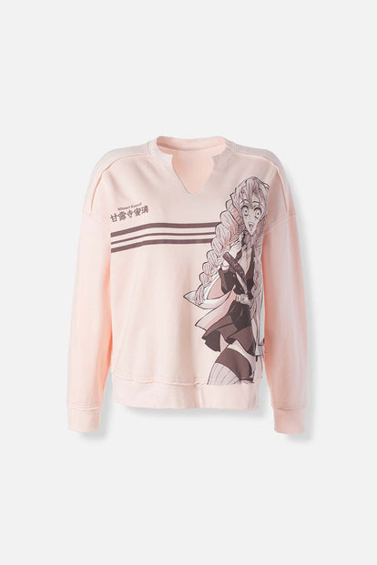  BUZO DE DEMON SLAYER OVERSIZED FIT PARA MUJER