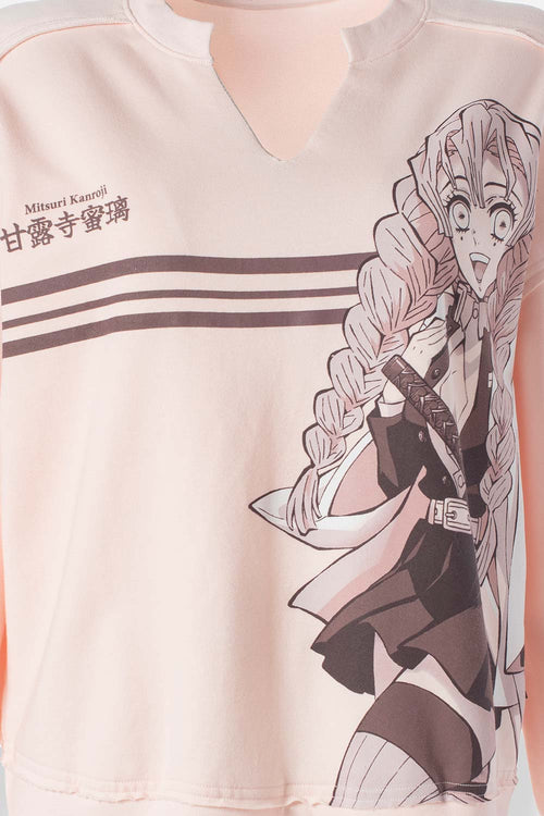 Card slide image -  BUZO DE DEMON SLAYER OVERSIZED FIT PARA MUJER