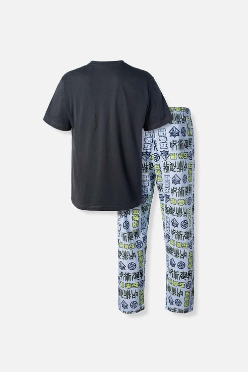 Card slide image -  PIJAMA DE JUJUTSU KAISEN DE PANTALON LARGO PARA HOMBRE