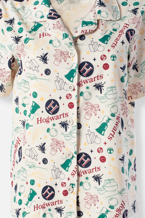 Card slide image -  PIJAMA DE HARRY POTTER CON PANTALON LARGO PARA MUJER