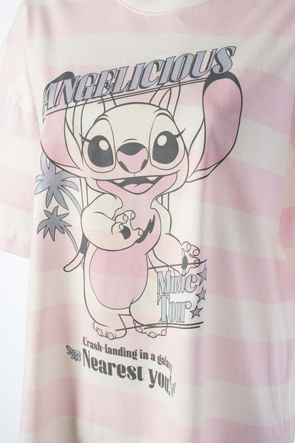  CAMISETA DE LILO Y STITCH OVERSIZED FIT PARA MUJER