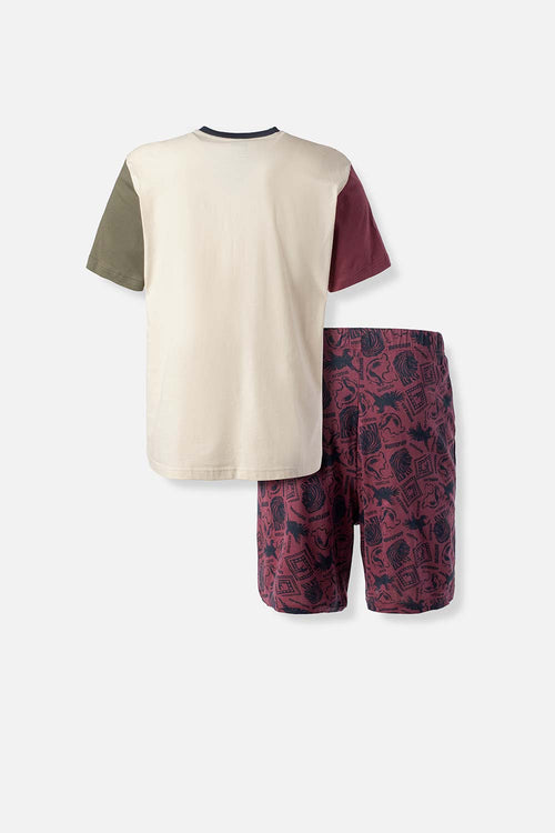 Card slide image -  PIJAMA DE HARRY POTTER CON PANTALON CORTO PARA HOMBRE