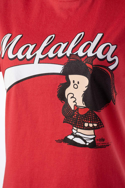 Card slide image -  CAMISETA DE MAFALDA SLIM FIT PARA MUJER