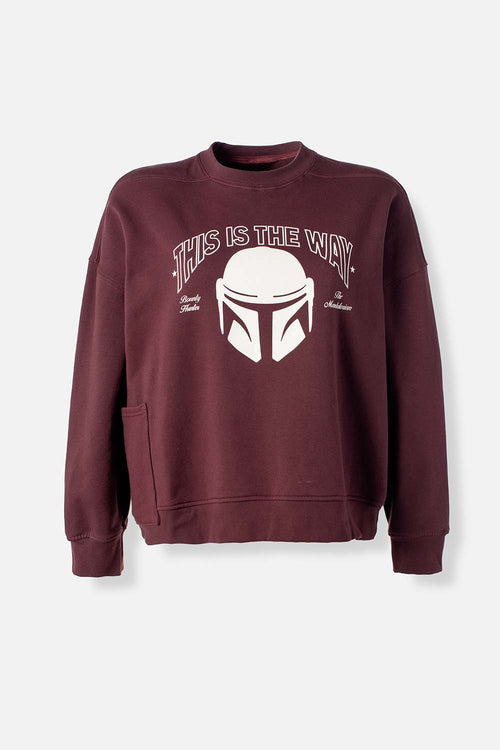Card slide image -  BUZO DE MANDALORIAN REGULAR FIT CERRADO PARA MUJER