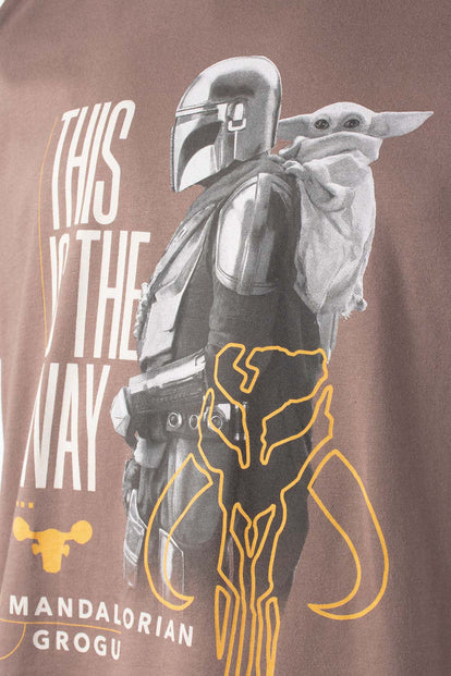 CAMISETA DE MANDALORIAN REGULAR FIT PARA HOMBRE