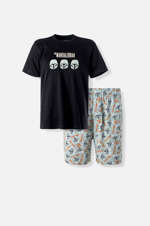 Card slide image -  PIJAMA DE MANDALORIAN CON PANTALON CORTO PARA HOMBRE