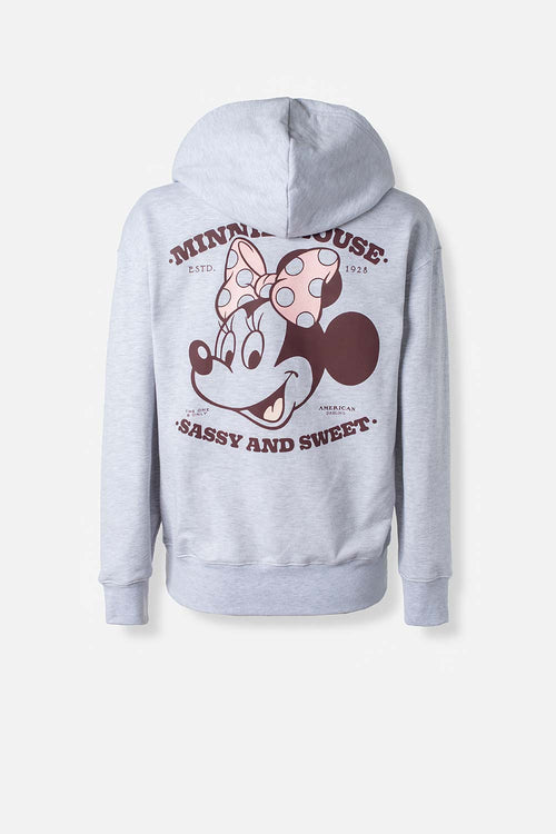 Card slide image -  BUZO DE MINNIE MOUSE CON CIERRE Y CAPUCHA PARA MUJER