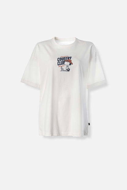  CAMISETA DE SNOOPY OVERSIZED FIT PARA MUJER