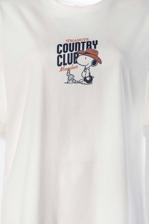 Card slide image -  CAMISETA DE SNOOPY OVERSIZED FIT PARA MUJER