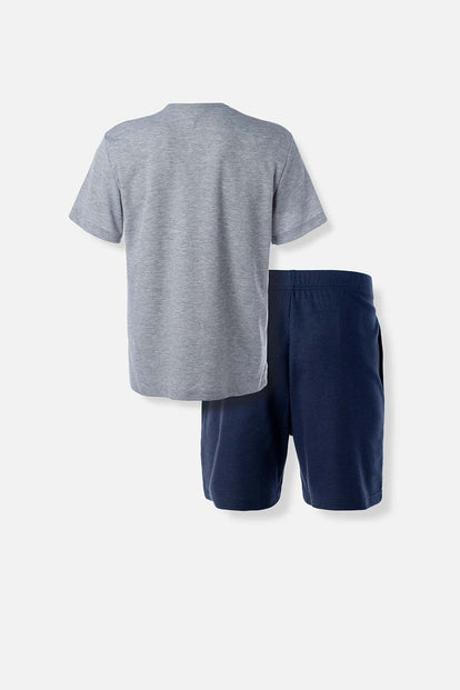  PIJAMA DE SPIDERMAN CON PANTALON CORTO PARA HOMBRE