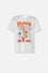 CAMISETA DE HE MAN BLANCA REGULAR FIT PARA MUJER
