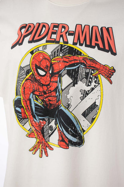  CAMISETA DE SPIDER-MAN REGULAR FIT PARA MUJER