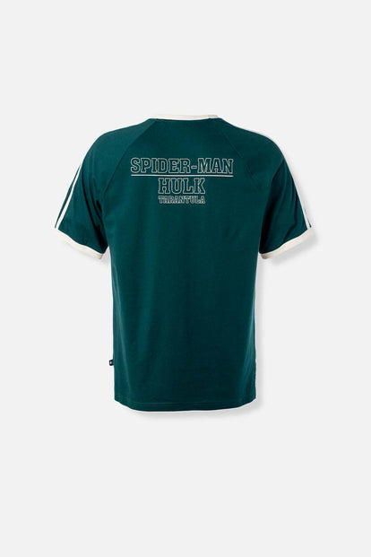  CAMISETA DE SPIDERMAN VERDE REGULAR FIT PARA HOMBRE