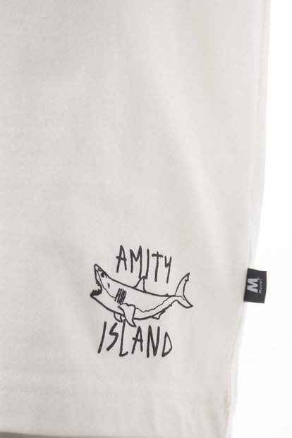  CAMISETA DE JAWS RELAX FIT PARA HOMBRE