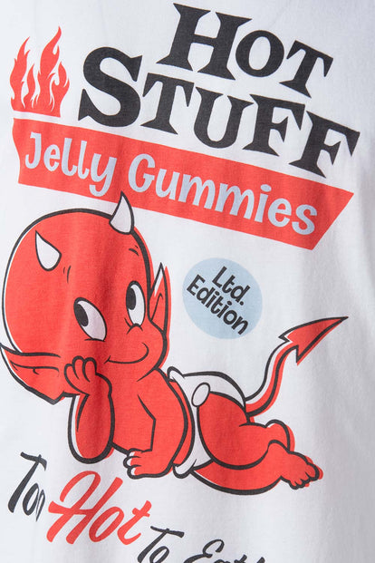  PIJAMA DE HOT STUFF CON PANTALON CORTO PARA HOMBRE