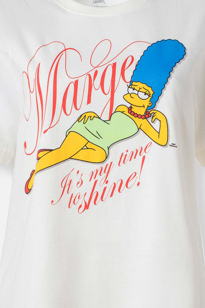  CAMISETA DE LOS SIMPSONS REGULAR FIT PARA MUJER