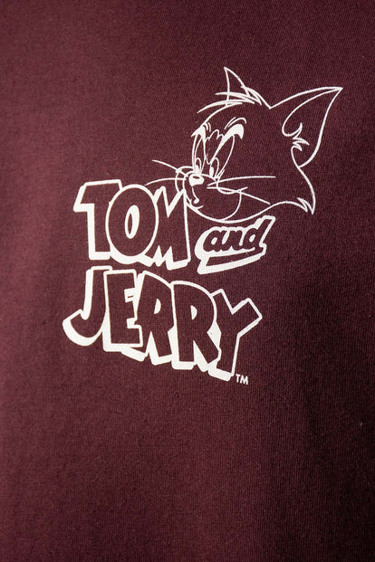  CAMISETA DE TOM Y JERRY REGULAR FIT PARA HOMBRE