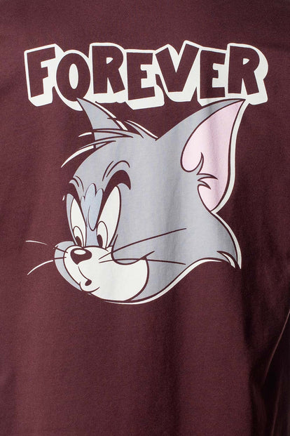 CAMISETA DE TOM Y JERRY REGULAR FIT PARA HOMBRE
