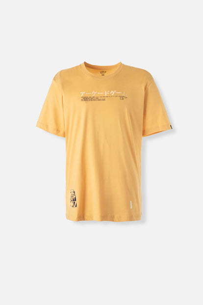  CAMISETA MOVIES AMARILLO TRIGO DE CUELLO REDONDO GÉNERO NEUTRO