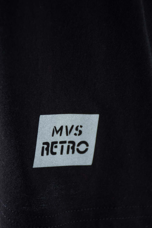 Card slide image -  CAMISETA MOVIES NEGRA DE MANGA CORTA UNISEX