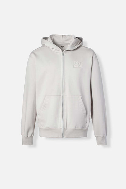  BUZO DE MOVIES GRIS CON CAPUCHA PARA HOMBRE