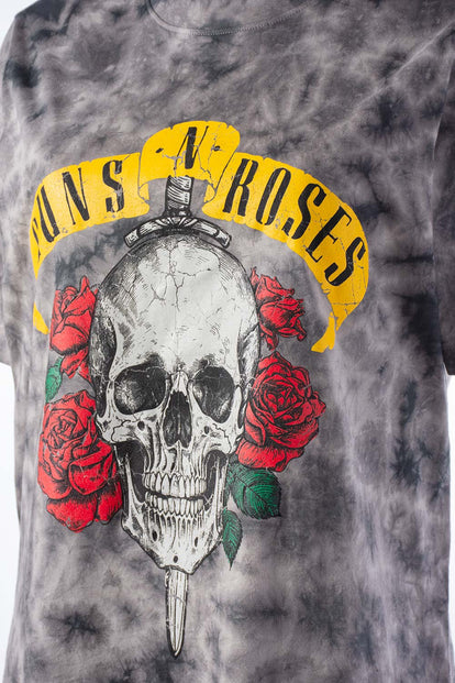  CAMISETA DE GUNS N ROSES RELAX FIT PARA MUJER