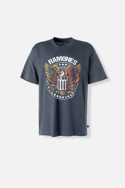 CAMISETA DE RAMONES REGULAR FIT PARA HOMBRE