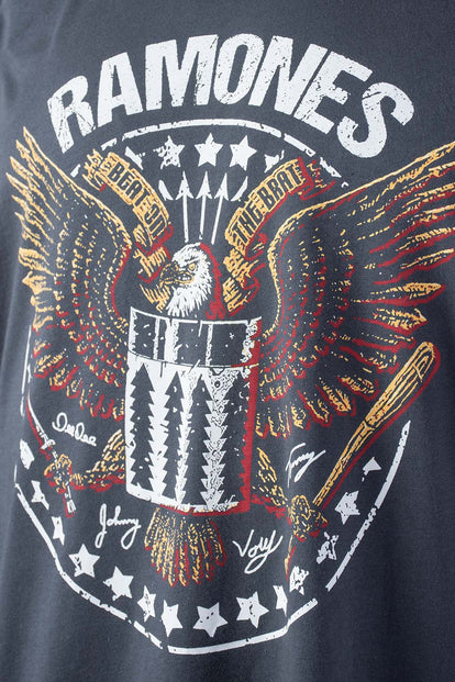  CAMISETA DE RAMONES REGULAR FIT PARA HOMBRE