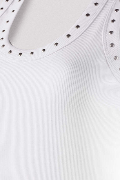  CAMISETA DE MOVIES BLANCA SLIM FIT PARA MUJER